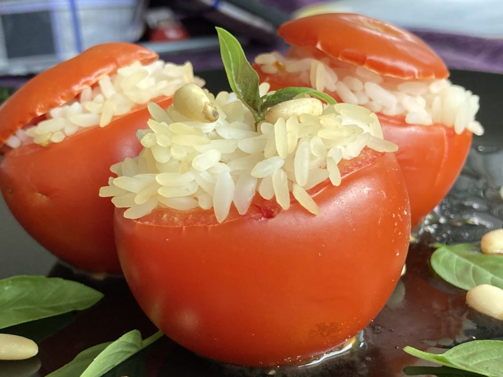 Gefüllte Tomaten mit Reis - Burtschützer Hof